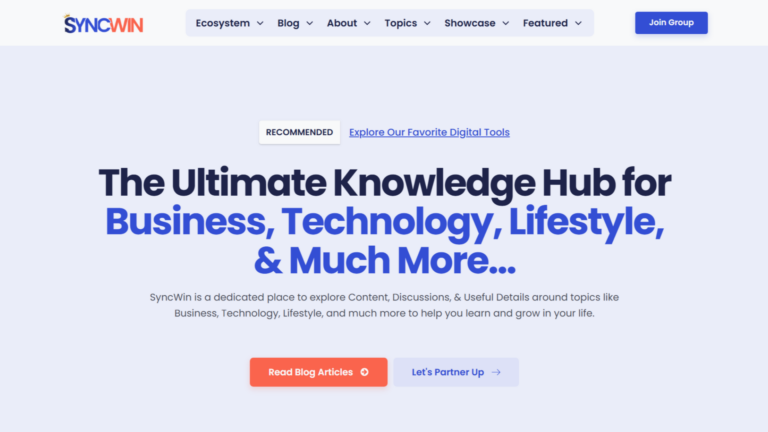SyncWin Website - Featured Image - Wasimness